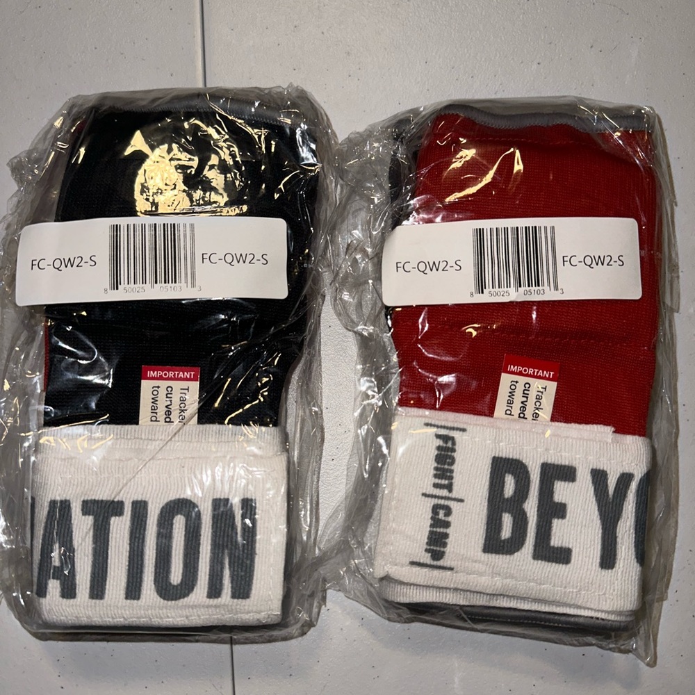 Fight Camp wraps plus laundry bag.